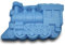 Forme de Train Moule à Gateau en Slicone Antiadhésif - Moule en Silicone Moules à Cake pour Gâteau, Grande Gelée, Pain, Pâtisserie, Cheesecake, Kouglof