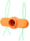 Parti del tosaerba del tagliaerba del decespugliatore della testa del tagliaerba in nylon con accessori per parti del tagliaerba a 2 linee,Accessori Per Elettroutensili