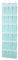 Amazon Basics Organizer für die Tür mit 24 Fächern, Jadegrün, 47 x 6.3 x 165 cm
