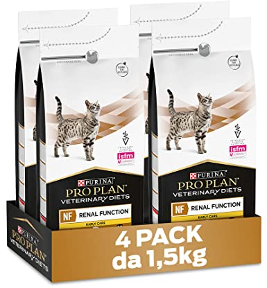 PRO PLAN VETERINARY DIETS Early Care NF Renal Chicken Dry Cat Food 1.5kg (Pack of 4)