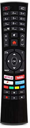 Original DLED50UHDHDRSA Remote Control compatible for Bush 4K Smart UHD DLED HDR Freeview TV's