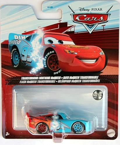 Pixar Cars Transforming Lightning McQueen Metall-Serie, Maßstab 1:55