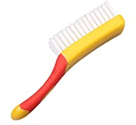 1 Pcs Shoe Brush Multifunctional Canvas Shoe Cleaning Brush Soft Hair Shoe Washing Brush with Handle for Sneakers Canvas Shoes Clothes Cleaning