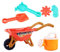 NUOBESTY Kids Outdoor Toys 1Set Beach Toy Trolley Car with Beach Toys Set Mini Cart Beach Toys Beach Wheelbarrow Toys Beach Sand Playing Toys for Kids Toddler Favors (Random Style) Kids Gardening Set