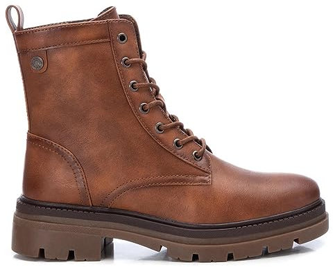 REFRESH - Botín Mujer Camel - Calzado Cómodo y Versátil - Moda casual - Modelo 17100003 (Talla 38)