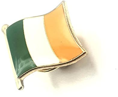 Irish Ireland Metal Enamel Country Flag Pin Badge