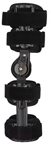 Natudeco Rodillera Articulada Estabilizador De Rodilla Fijo Articulado Inmovilizador De Rodilla Ajustable Con Estabilizadores Laterales Dial De Bloqueo Para Rehabilitación De Rodilla