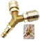 Raccord Rapide Air Comprimé 1/4 BSP - 2 Raccords pour Tuyau Pneumatique et Compresseur D'air