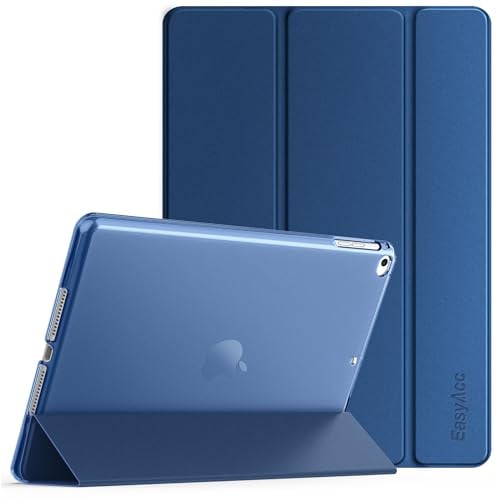 EasyAcc Hülle für iPad 6. Generation/iPad 5. Generation 9.7 Zoll/iPad Air 2/ Air 1, Ultra Dünn Smart Schutzhülle mit Auto Schlafen/Wachen Funktion, Navy Blau