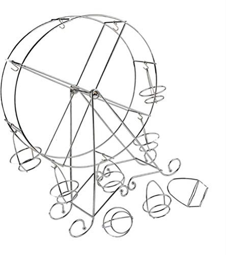 Vom Riesenrad Inspirierter Cupcake-Ständer mit 8 Halterungen, Ideal für Hochzeiten, Partys und Mehr (44 * 11cm)