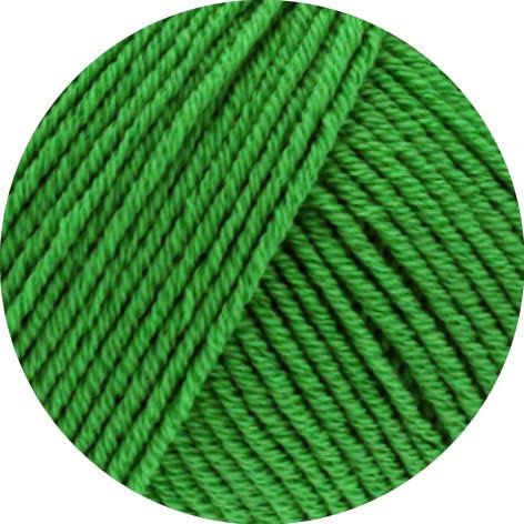 LANA GROSSA Elastico | Baumwoll-Klassiker mit leichtem Stretchanteil | Handstrickgarn aus 96% Baumwolle & 4% Polyester (Elite)| 50g Wolle zum Stricken & Häkeln | 160m Garn FB 189