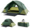 GOPLUS Campingzelt wasserdicht für 2 Personen, Kuppelzelt Ultraleicht mit Regenschutz, Fenstern & PE-Bodenplane, Zelt Outdoor tragbar mit Tasche, Rucksackzelt Winddicht für Reise Trekking Camping