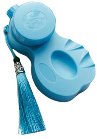 Ink Well avec couvercle – Cartouche d'encre étanche – Porte-encre de calligraphie avec pompons, corps d'encre avec couvercle à vis, étui de peinture portable pour calligraphie