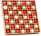 VEYLIN Red Christmas Mini Baubles, 49pcs 3cm Tiny Glitter Baubles for Christmas Tree Decoration (Red & Gold)