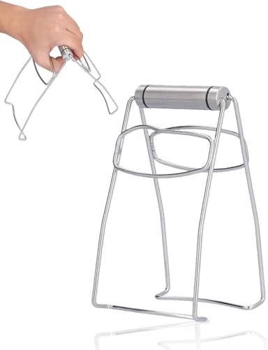 Schüssel-Klemm-Clip, Teller-Greifzange, Hot-Dish-Teller-Clip, Edelstahl-Teller-Greifer,Verbrühschutzclip,Edelstahl Schüssel Clips,Schüssel Gripper Clip für Steam Hot Crab Oven Tragbar