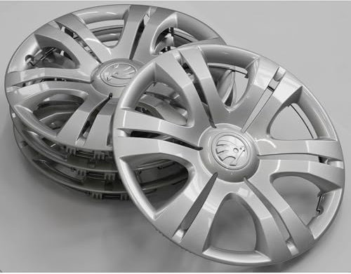Skoda 5J0071455A Radkappen (4 Stück) Radblenden 15 Zoll Stahlfelge 6.0Jx15 Radzierblenden