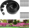 Bordura per Giardino, Bordi da Giardino Flessibile in Plastica 10m x 10cm(LxH) [30 Ancoraggi a Terra] Recinzione Prato Bordo Giardino Bordi Aiuole