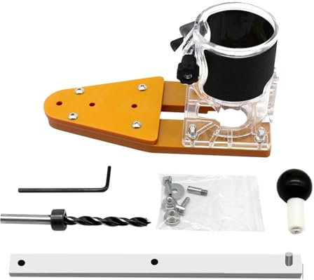 CLLBANT Circle Cutting Jig for Electric Hand Trimmer Wood Router Milling Circle Slotting Trimming Machine Woodworking Tools