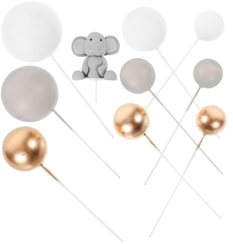 Alipis Delicate Shower Elephant Cake Topper Unique Cake Decorations Versatile