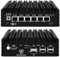 MOGINSOK OPNsense Firewall-Gerät | 6X i226-V 2,5GbE-Ports | N150 4-Core 3,6 GHz | 8 GB DDR5 RAM 128 GB NVMe SSD | Lüfterloser Mini-PC unterstützt PFsense/Proxmox/OpenWrt AES-NI