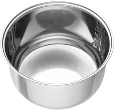 Rice Cooker Inner Pot, Compatible For Delimano 20 In 1 Multicooker, 304 Stainless Steel Replacement Inner Pot, Non Toxic Cooker Pot With Lid, Dishwasher Safe Food Grade Bowl, Non Stick Cooking Pot