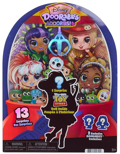 Disney Doorables ADOORBS Toy Story Superfan Puppe, 10 Mini-Accessoires, 2 Exklusive Figuren, Geschenkidee für Sammler & Kinder – Spielzeug für Mädchen und Jungen ab 5 Jahren von Just Play