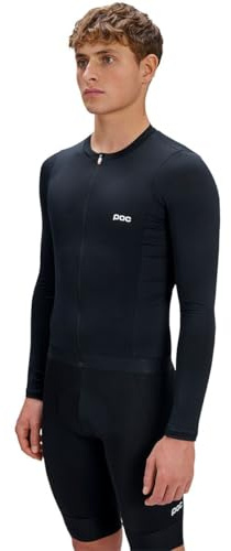POC Cadence L/S Jersey Men's – Road Cycling Jersey for Road Cycling with All-Day Comfort, Quick-Drying Fabric, Three Rear Pockets Plus Zipped Pocket, YKK Vislon Zip