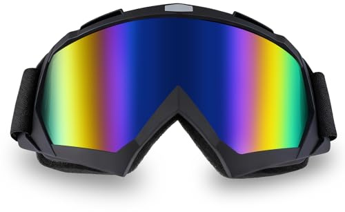 aiGear Motocross Brille Winddichte Staubdichte MTB Brille | Sportbrille Herren Damen, Geeignet für Radfahren Angeln Laufen Motorrad Schneemobil Ski