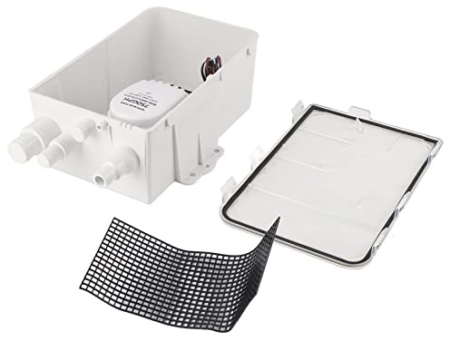 Pompa Sentina Automatica 750GPH 24V DC Pompa Sommersa Doccia Yacht Barca | Interruttore Galleggiante Filtro Rimovibile Multi Ingresso Vaschetta Drenaggio Nautico