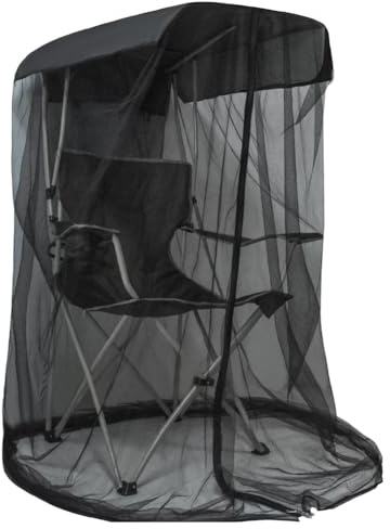 ISTOVO Moustiquaire pour Chaise de Camping en Plein Air - Toit Imperméable de 63 H avec Ouverture à Fermeture Éclair.