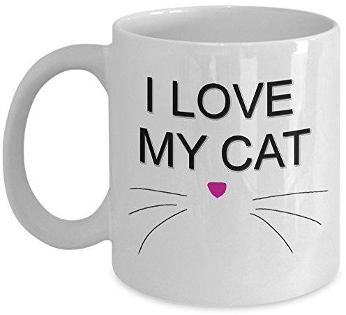 I Love My Cat Novelty Gift Mug