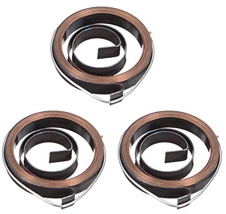 sourcing map 3 Stück Bohrmaschine Feder Hülse Eingabe Rückholfeder 680mm 36x6x0,5mm