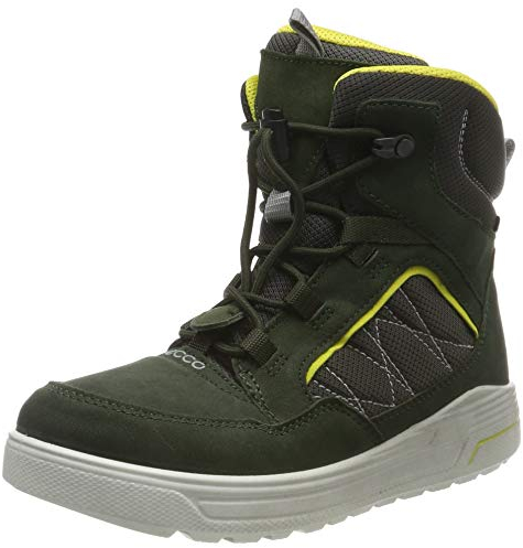 ECCO Urban Snowboarder, Stivali da Neve, Verde (Deep Forest/Canary 51640), 29 EU
