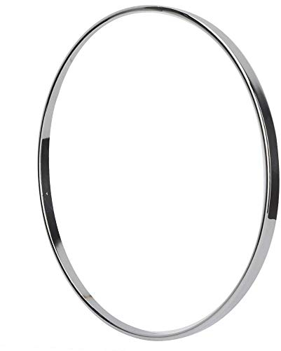 RiToEasysports Banjo Hoop, 8 Zoll Stahl Spannreifen für Musikinstrumente vernickelt für Banjo Guitar Repair Ersatzteile, Silber.