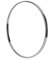 RiToEasysports Banjo Hoop, 8 Zoll Stahl Spannreifen für Musikinstrumente vernickelt für Banjo Guitar Repair Ersatzteile, Silber.