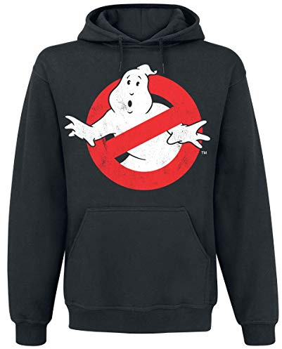 Ghostbusters Offizielles Lizenzprodukt Distressed Logo Kapuzenpullover