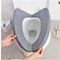 Angoter Foldable Plastic Toilet Seat Cover Mats Waterproof Portable Travel Toilet Case Home Bathroom Closestool Protector Wc Cover Random Color