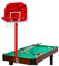 LCRACK Billard Spielen Mit Basketballkorb Snooker-Set Multifunktions-Combo-Tisch, Kinder Familie Robust Spaß Sport Zubehör