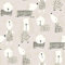 Moderne Tapeten Schöne Tapeten Tapeten-Trends Tapete Kinderzimmer Beige Crème Grau Weiß Papiertapete Beige Crème Grau Weiß | Online Tapeten entdecken