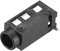 sourcing map 3.5mm Headphone Jack Female Socket Connector Stereo 4 Pins Plastic PCB Mount Black 20pcs