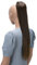 CAISHA 65cm Haarteil Mit Kordelverschluss Langhaar Zopf Pferdeschwanz Haarverlängerung Glatt Braun Mix PH621