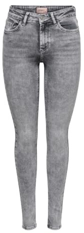 ONLY Female Skinny Jeans ONLBLUSH Mittlere Taille Skinny Fit Knöchellang Jeans