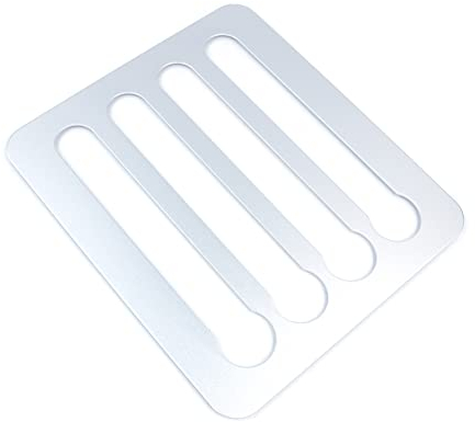 Hsthe Sea Stainless Steel Coffee Pod Holder for Nespresso Vertuo Pods, Adhesive Capsule Organizer for Vertuoline, Suitable for Mount Under Canbinet or On Wall Vertically or Horizontally(Adhesive)