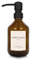Seifen-Spender braunes Glas 300ml für Handseife mit schwarzer Edelstahlpumpe reuse & reduce Retro