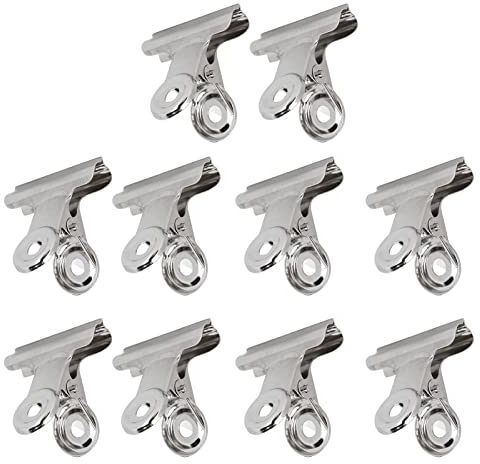 Lot de 10 pinces à ongles en fibre de verre ergonomiques en métal pour salon de manucure
