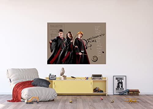 AG Design AFTDNM 5296 Harry Potter - Papier peint photo non tissé pour chambre d'enfant - 155 x 110 cm - 3 pièces
