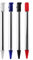 Stylets courts réglables en métal pour Nintendo 3DS DS Stylet extensible de rechange (rouge métallique)