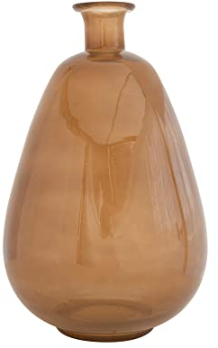 Creative Co-Op Vase Moderne en Verre, Marron