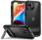 Lanhiem for iPhone 14 Case with Stand, IP68 Waterproof Dustproof Shockproof Kickstand 14 Case with Screen Protector, Full Body Sealed Protective Front and Back Cover for iPhone 14, 6.1 inch (Black)