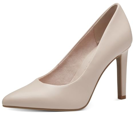 MARCO TOZZI Damen Pumps Spitz Elegant, Beige (Powder), 38 EU